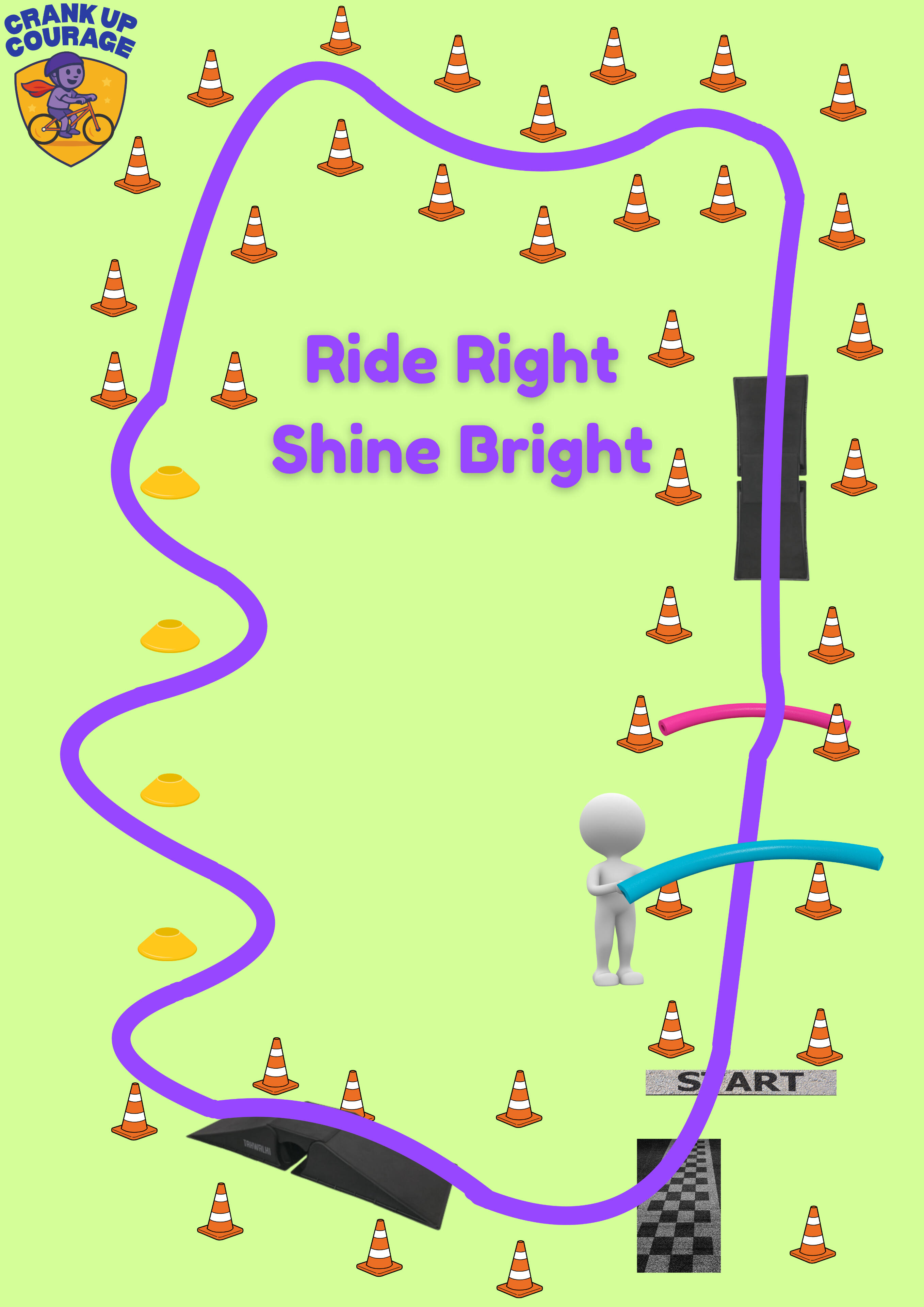 Learn to ride without training wheels – and build confidence while you're at it.